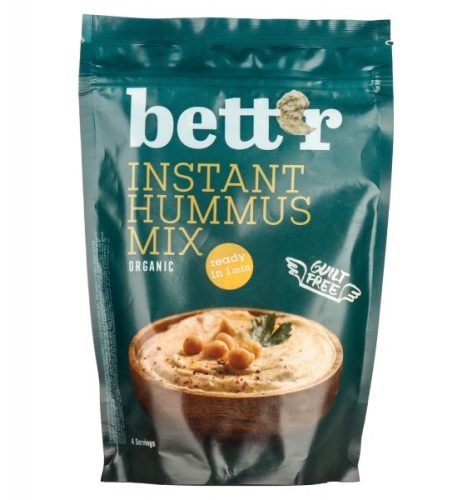 Bett'r Bio, vegán, gluténmentes humusz mix 200 g