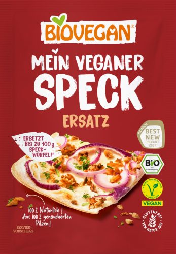 BioVegan Bio, vegán, gluténmentes bacon helyettesítő szórás 10 g