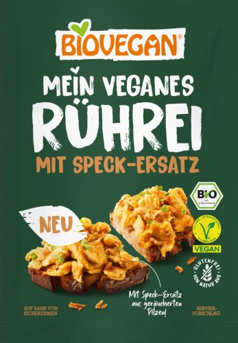 BioVegan Bio, vegán, gluténmentes rántotta bacon helyettesítő szórással 50 g