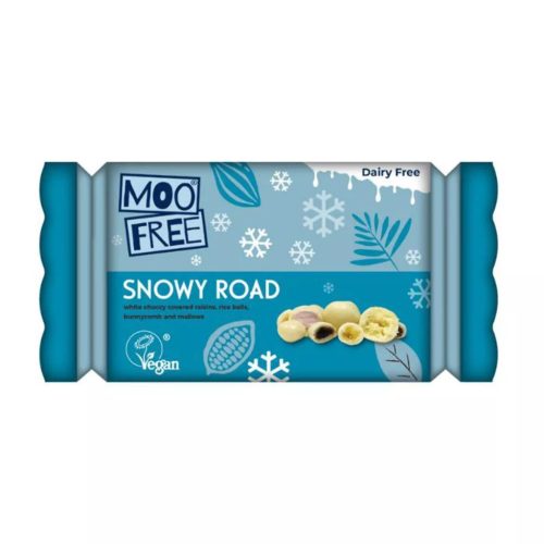 Moo Free Snowy Road vegán, gluténmentes csokoládé drazsé válogatás 100 g