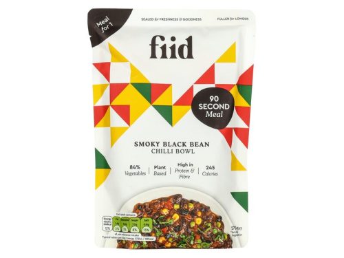 fiid Füstös ízű chilis feketebab 2 perces egytálétel 275 g