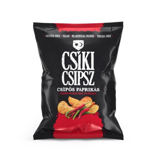 Csíki Csipsz gluténmentes csipsz - csípős paprikás 50 g