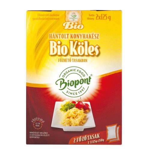 Biopont hántolt köles konyhakész 2x125 g 