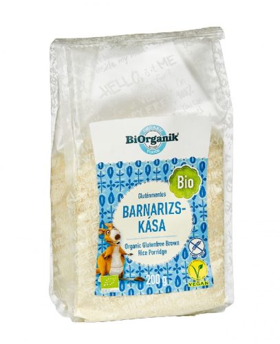 BiOrganik BIO gluténmentes barnarizs-kása 200 g