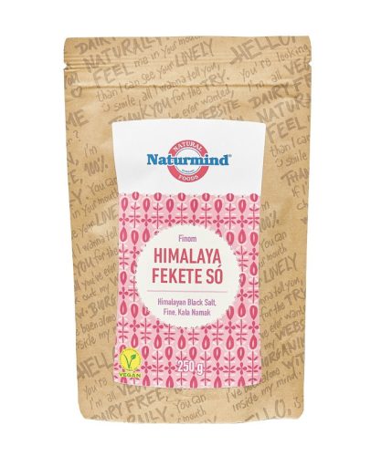 Naturmind fekete só, finom 250 g