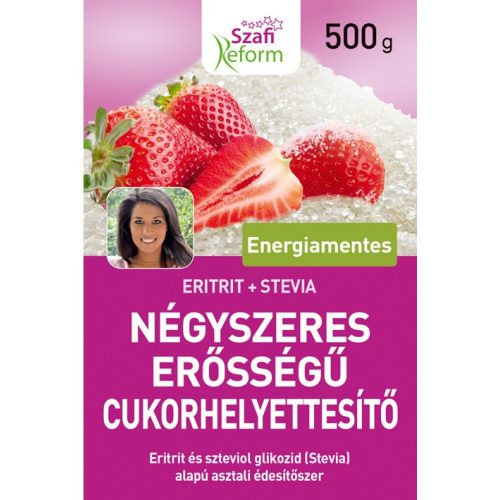Szafi Reform paleo négyszeres erősségű cukorhelyettesítő eritrit+stevia 500 g