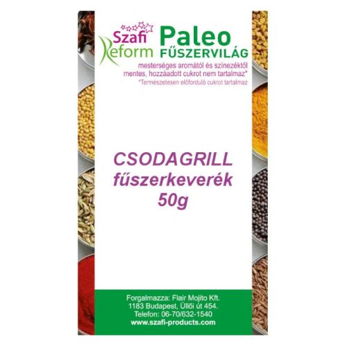 Szafi Reform Paleo, gluténmentes csodagrill fűszerkeverék 50 g