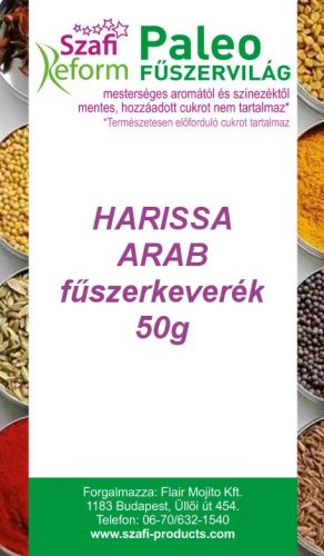 Szafi Reform Paleo, gluténmentes harissa arab fűszerkeverék 50 g