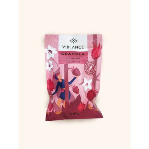 Viblance vegán, gluténmentes Cocoberry granola 60 g