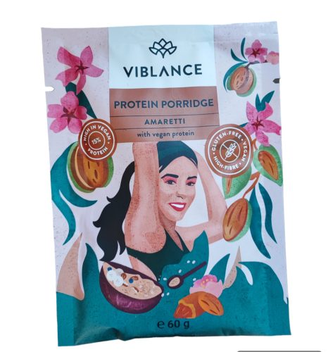 Viblance vegán, gluténmentes Amaretti proteinkása 60 g