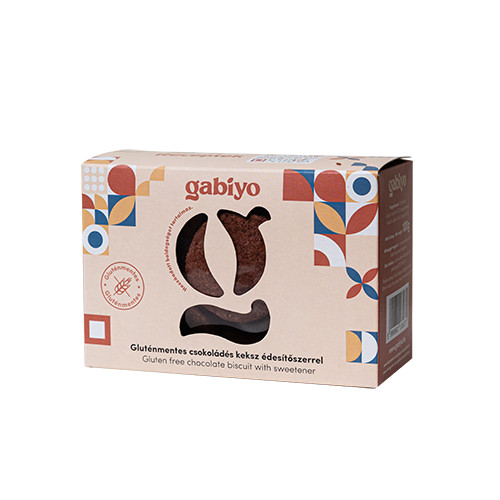 Gabiyo gluténmentes csokoládés keksz édesítőszerrel 100 g