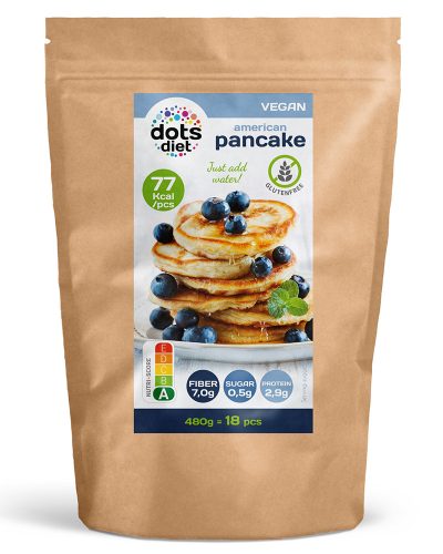 DotsDiet Diétás amerikai palacsinta alappor 480 g