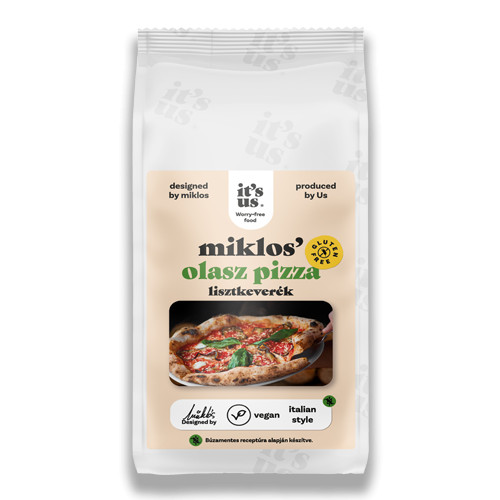 It's Us Miklos' gluténmentes olasz pizza lisztkeverék 500 g