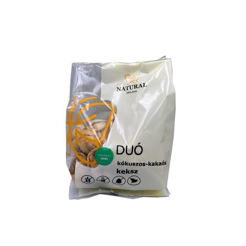 Natural gluténmentes duó keksz kókuszos kakaós 150 g